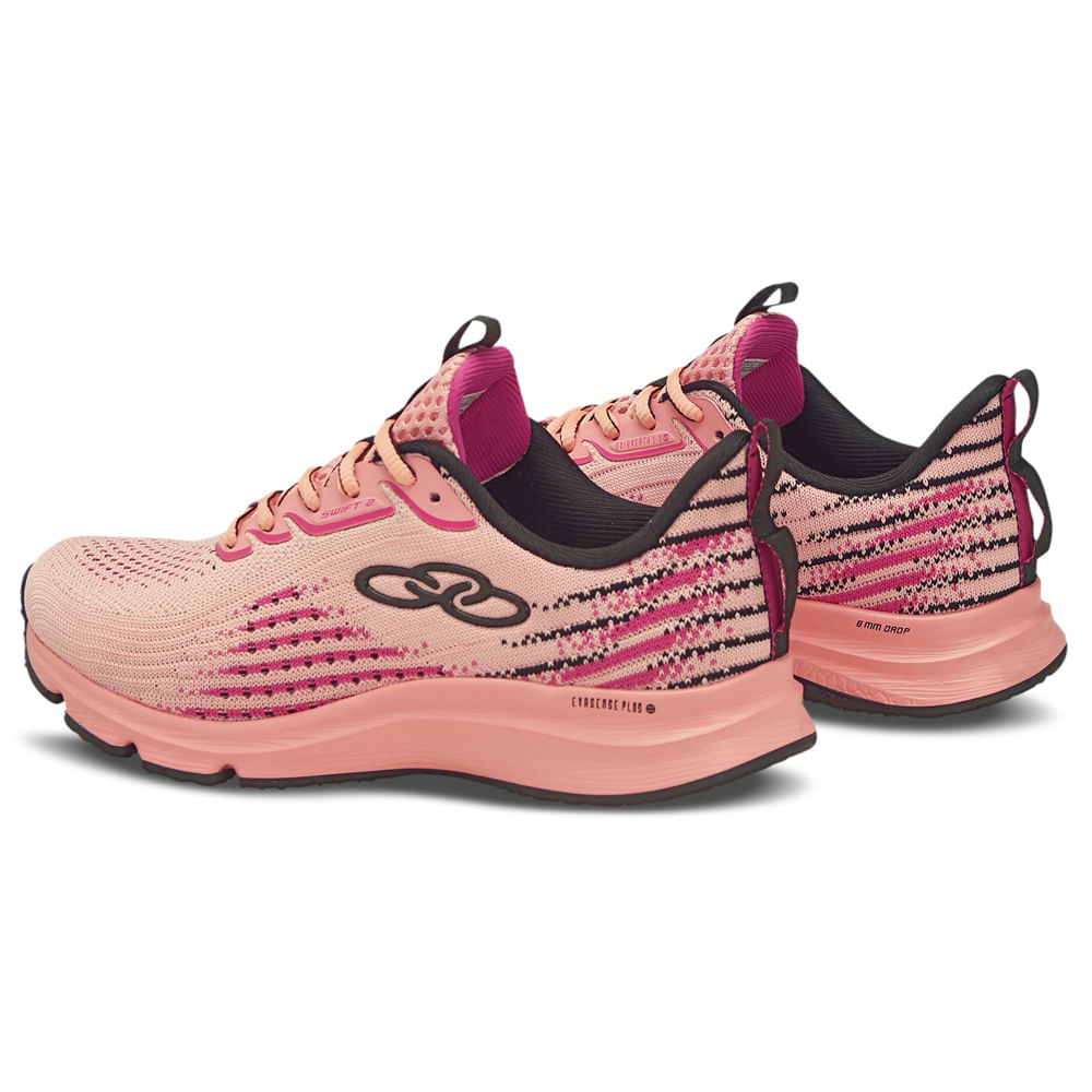 tenis olympikus feminino swift rosa