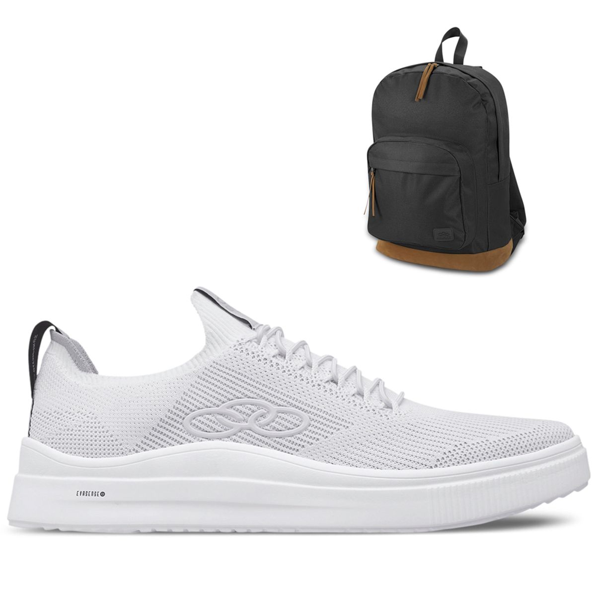 Kit Tênis Ultraleve 215G + Mochila Shammy Unissex Olympikus Menor preço em Kit Tênis Ultraleve 215G + Mochila Shammy Unissex Olympikus