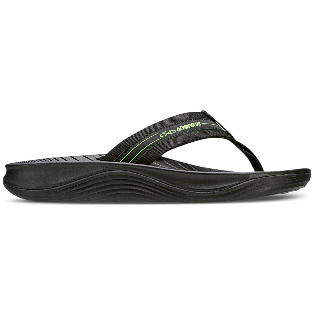 Chinelo Unissex Creta Olympikus 37-38 Preto