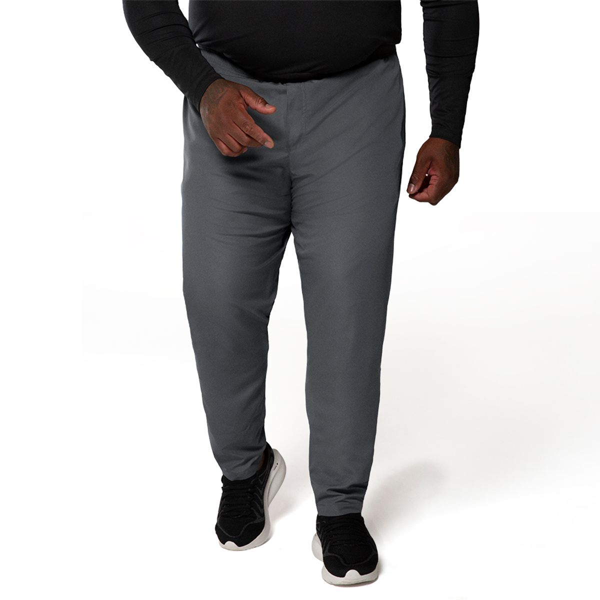 Calça Essential Olympikus Masculina Plus Size G2 Cinza