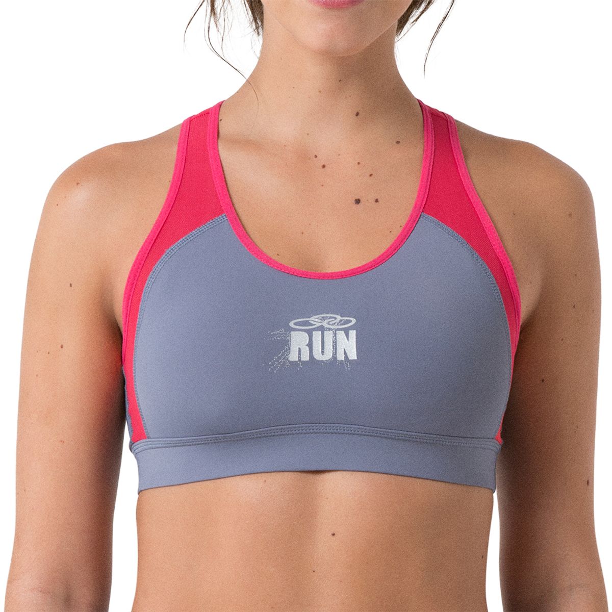 Top Runner Feminino Olympikus M Cinza