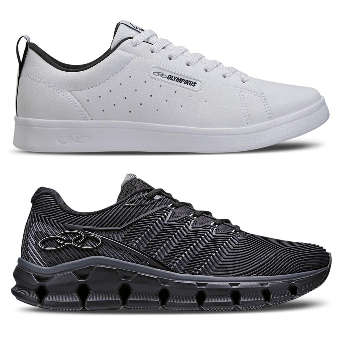 Kit 2 Tênis Olympikus Modelos Only 2 e Taurus Menor preço em Kit 2 Tênis Olympikus Modelos Only 2 e Taurus