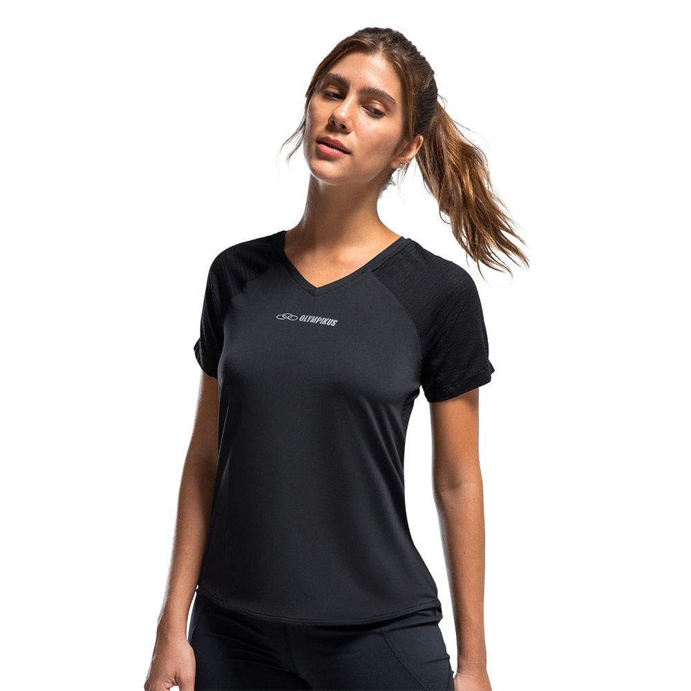 Camiseta Ultra Olympikus Feminina - GG Preto