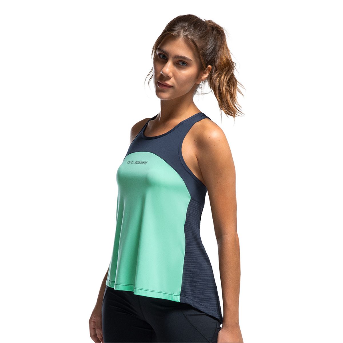 Regata Ultra Alongada Olympikus Feminina M Azul