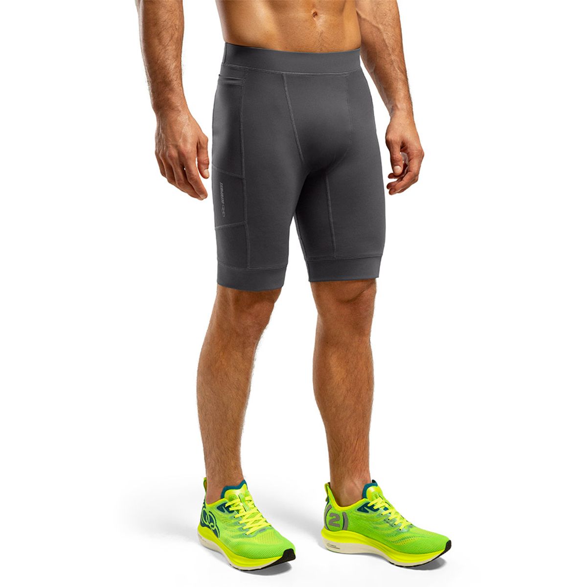 Bermuda Flex Compression Olympikus Masculina GG Cinza