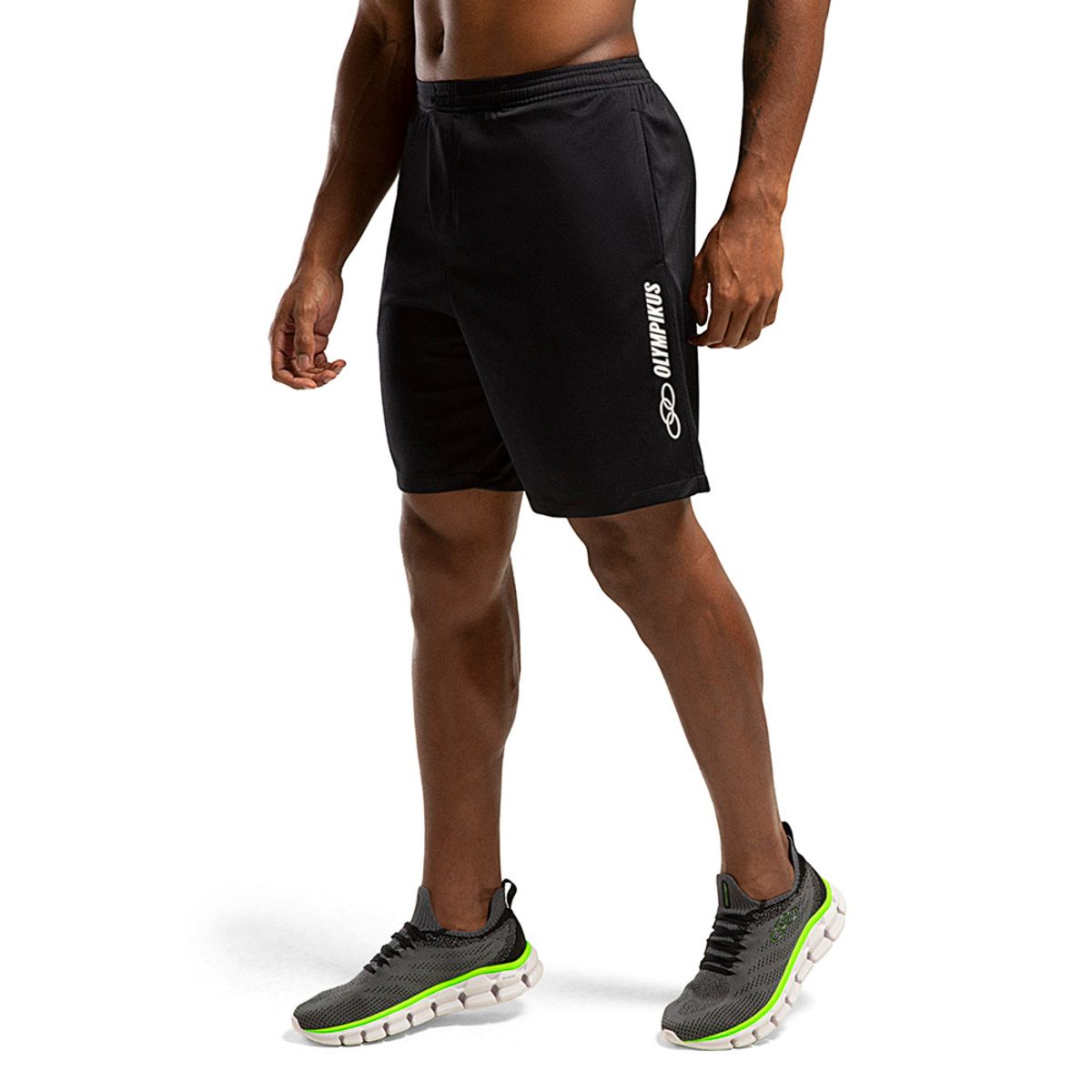 Bermuda Big Logo Olympikus Masculina G Preto