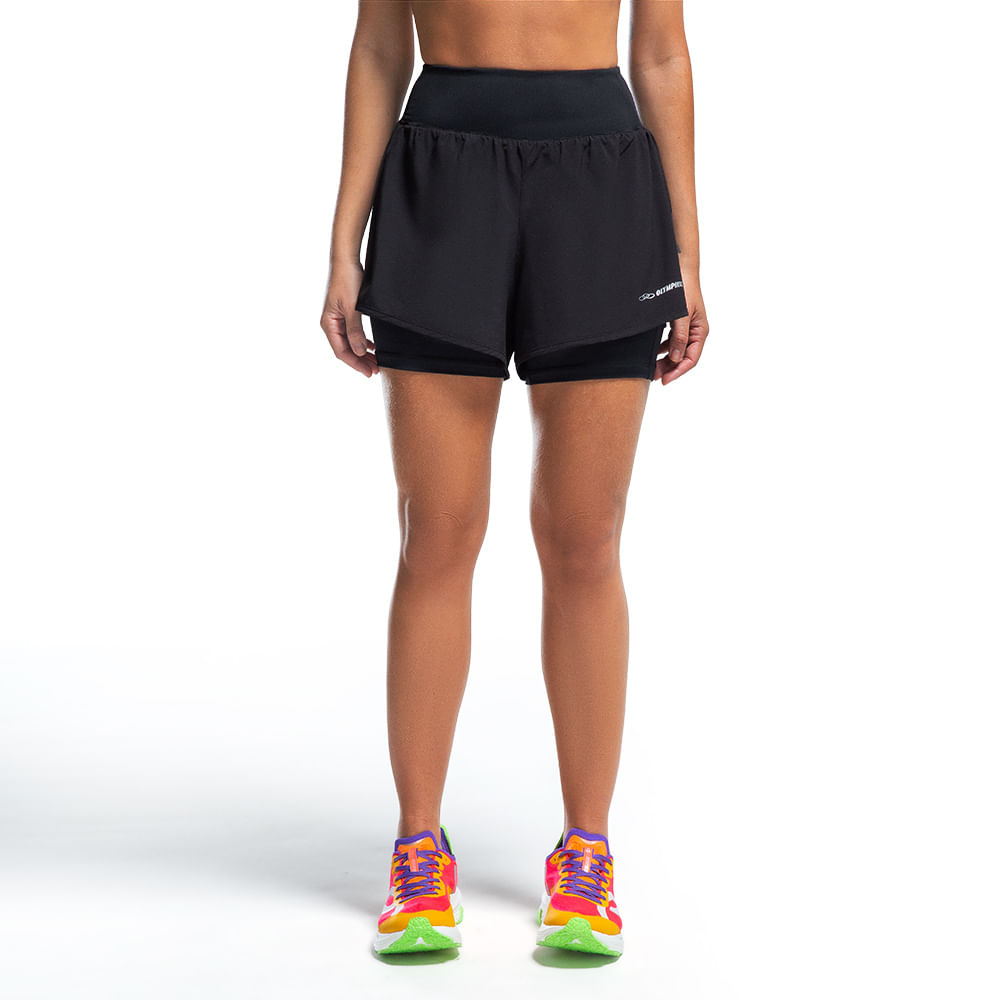 Shorts Ultra 2 em 1 Olympikus Feminino