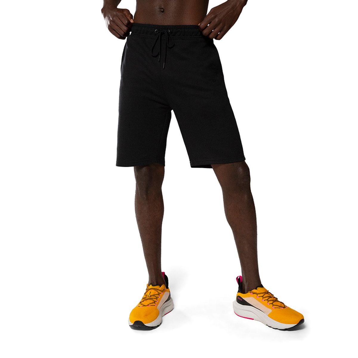 Bermuda de Moletom Olympikus Masculina G Preto