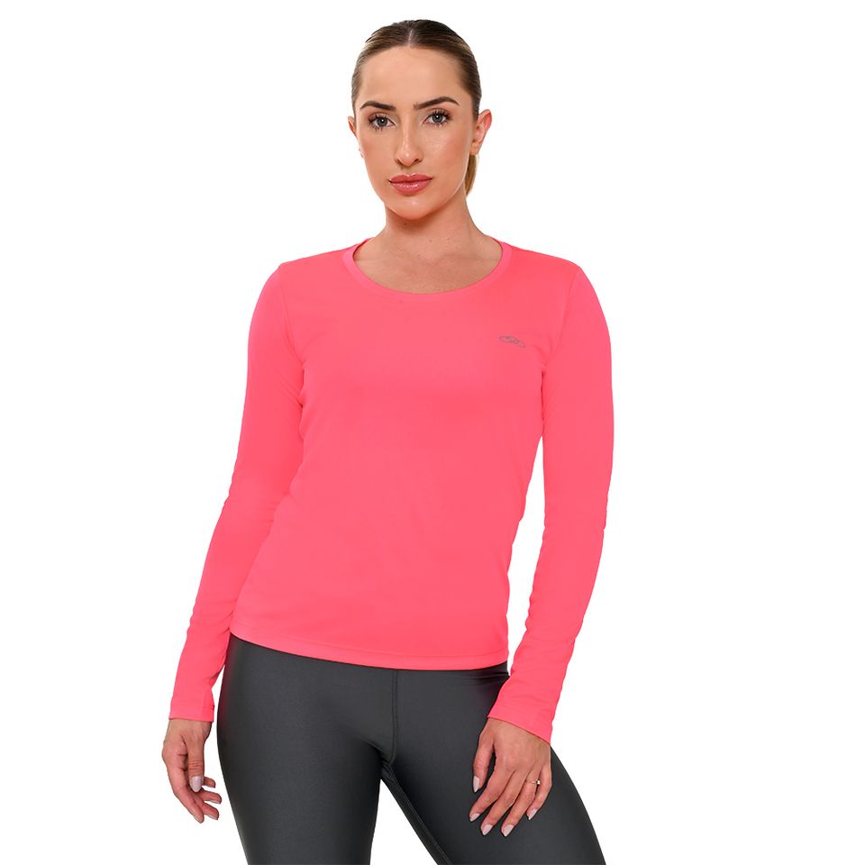 Camiseta Manga Longa Essential Olympikus Feminina