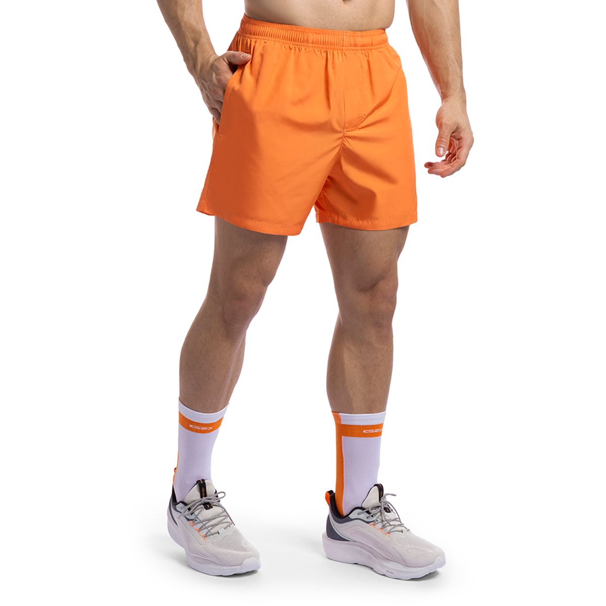 Shorts Olympikus Essential 5 Masculino P Laranja