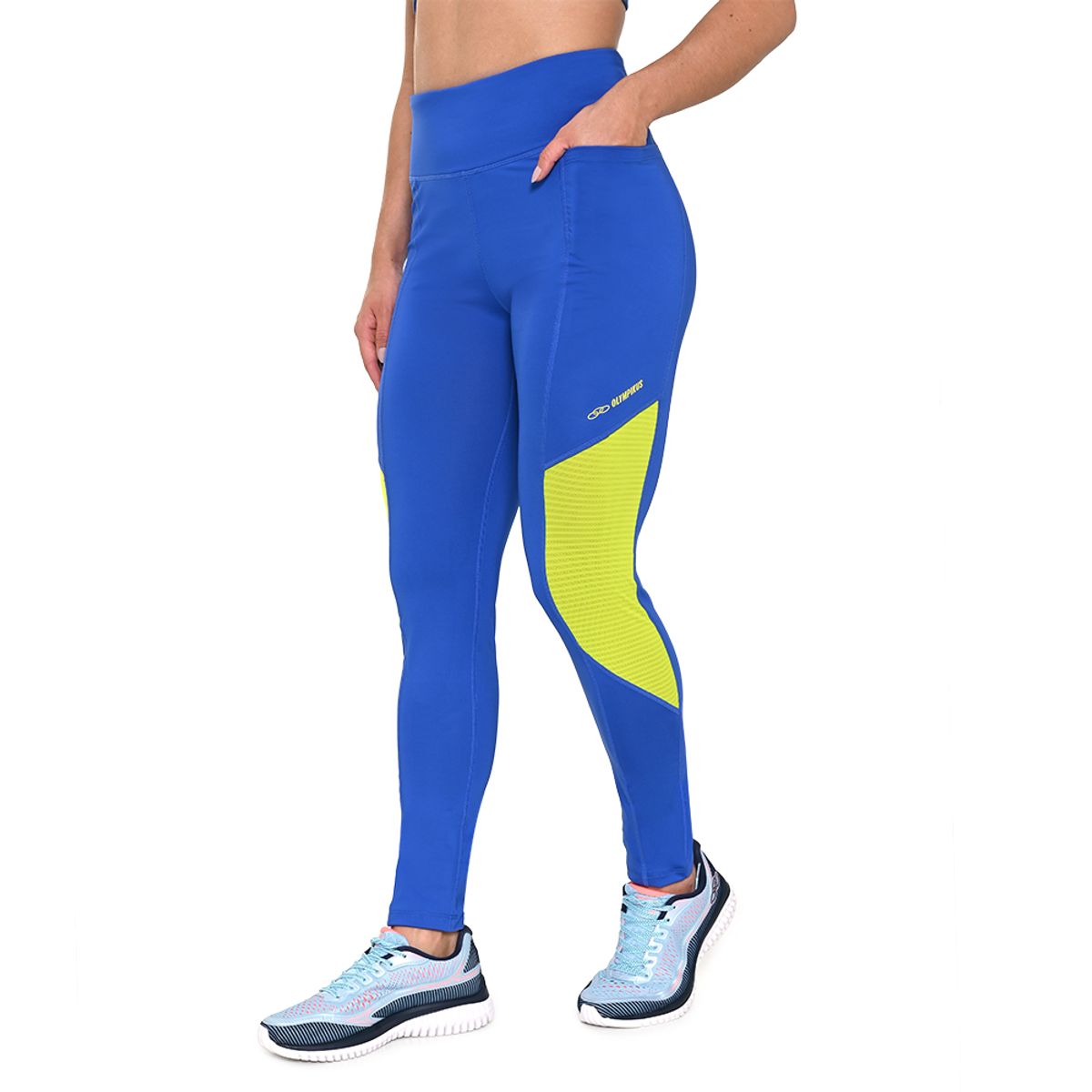 Legging Runner Olympikus Feminina M Azul