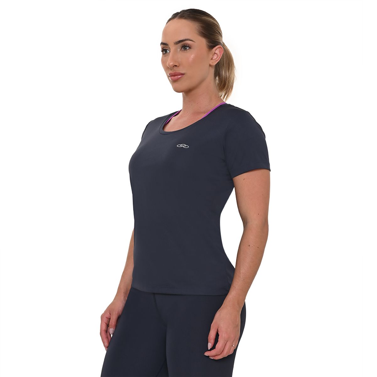 Camiseta Manga Curta Essential Olympikus Feminina G Azul
