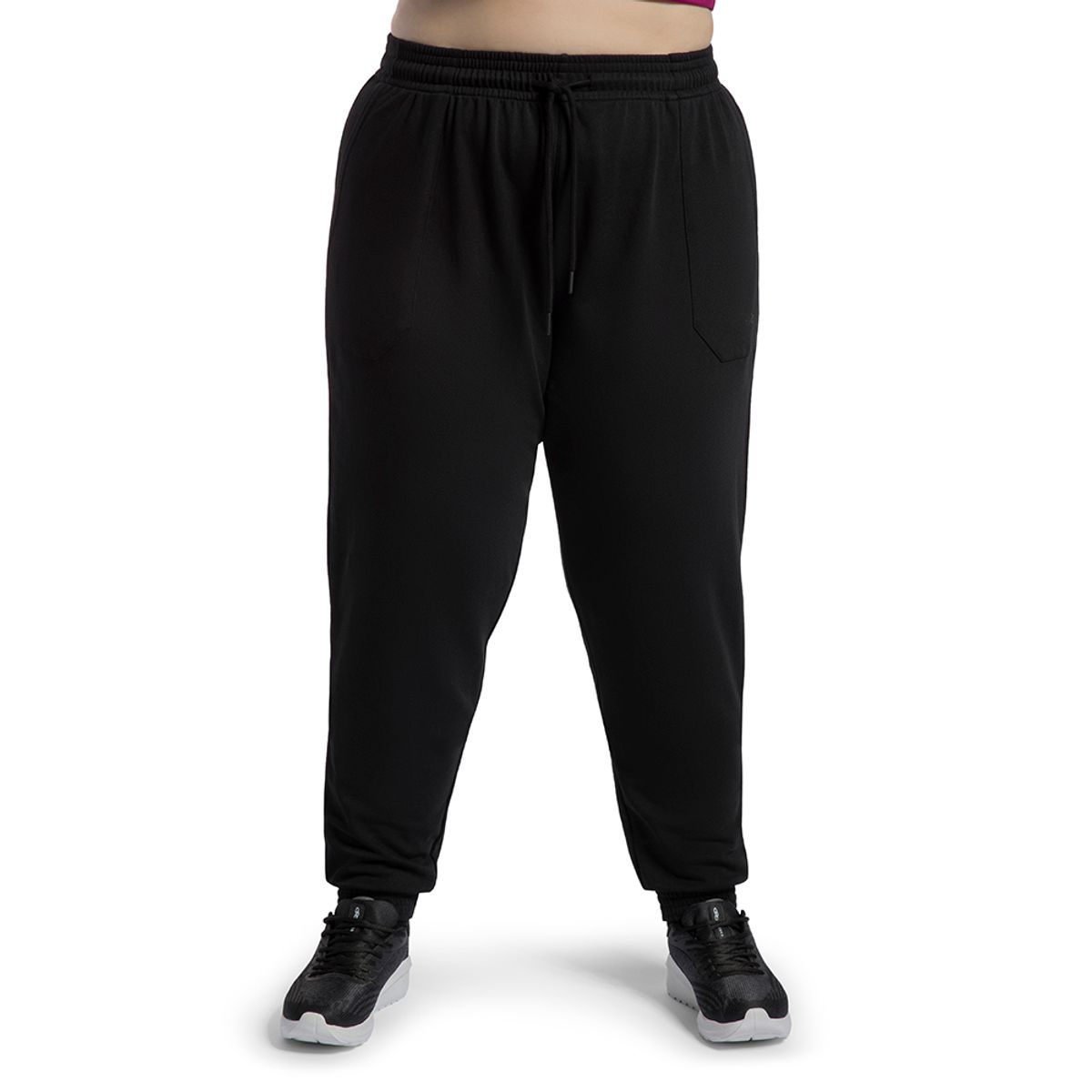 Calça Jogger Olympikus Feminina Plus Size G3 Preto