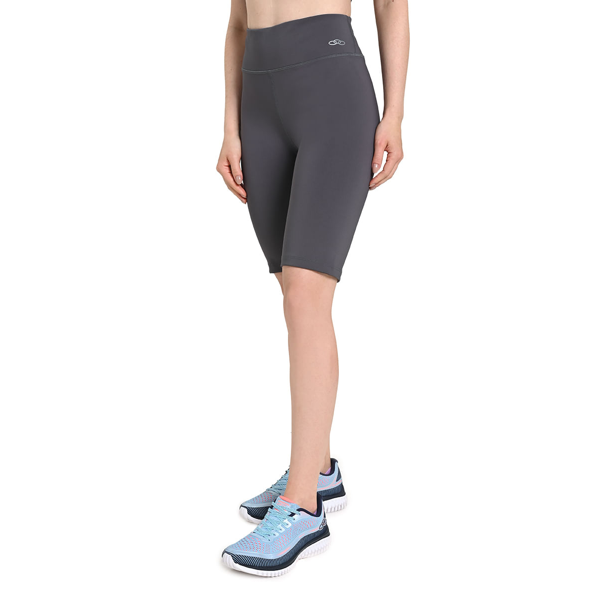 Bermuda Essential 10 Olympikus Feminina GG Cinza
