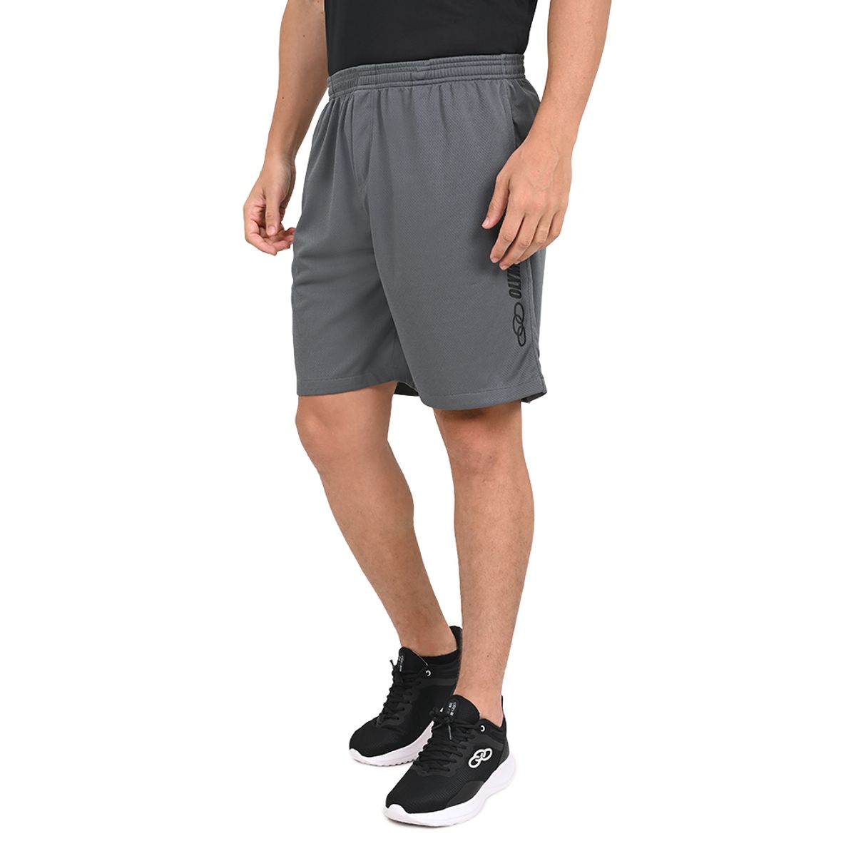 Bermuda Big Logo Olympikus Masculina M Cinza