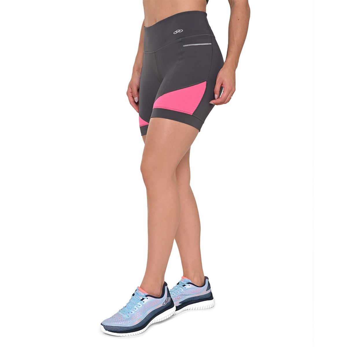 Shorts Runner 5 Olympikus Feminino M Cinza