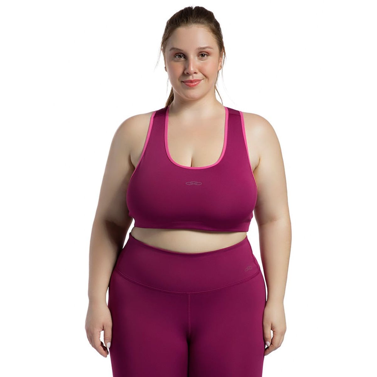 Top Essential Olympikus Feminino Plus Size G2 Rosa