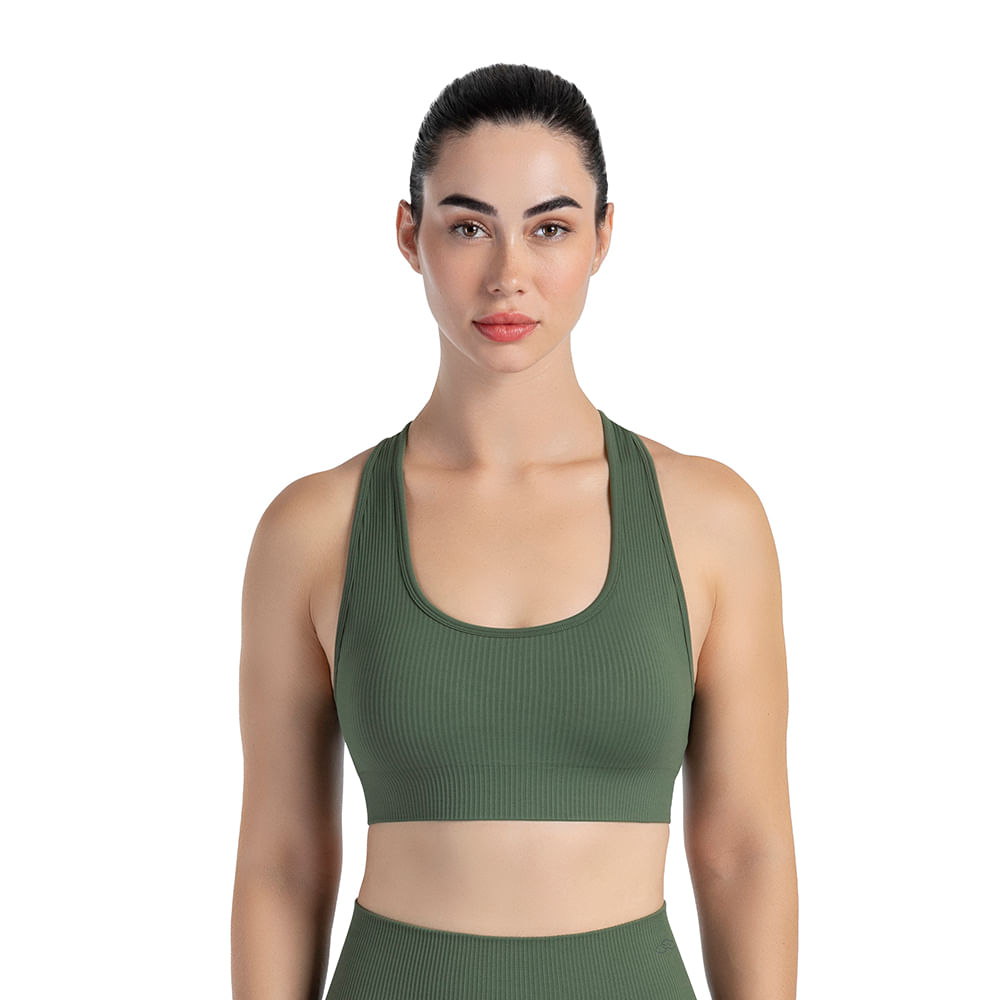 Top Knit Minimal Olympikus Feminino - M Verde