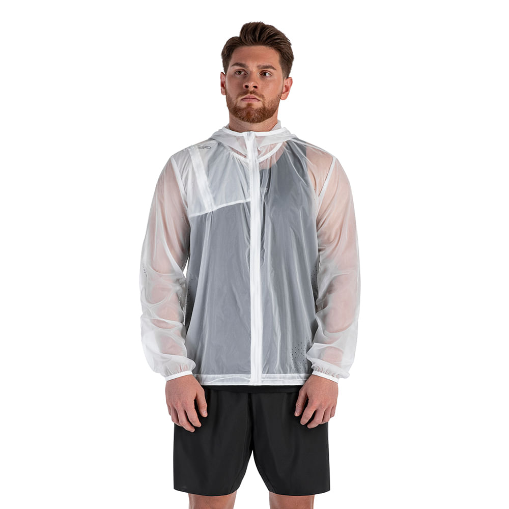 Jaqueta Corta-Vento Corre Olympikus Masculina - M Branco