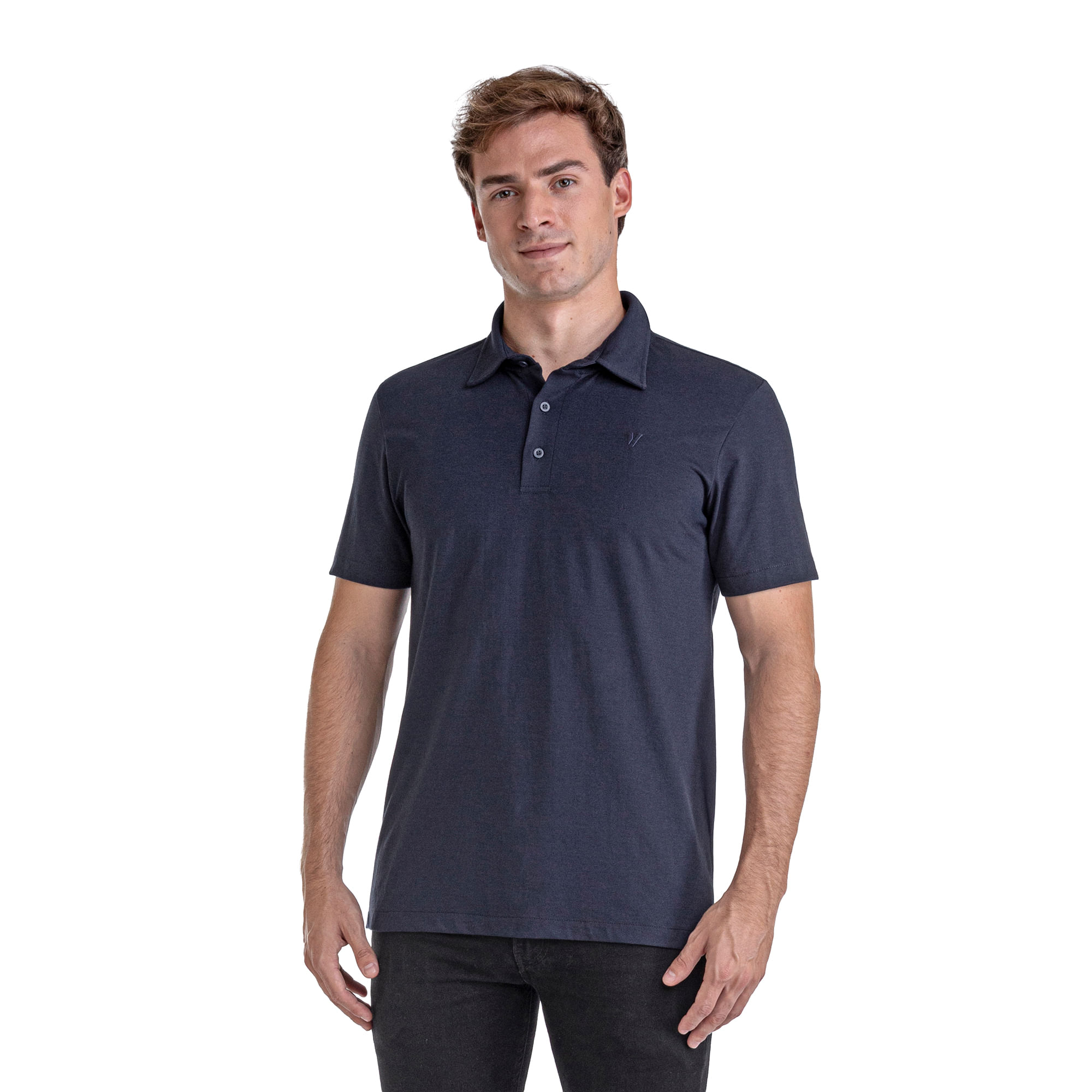 Polo Bordada Masculina Vulcabras