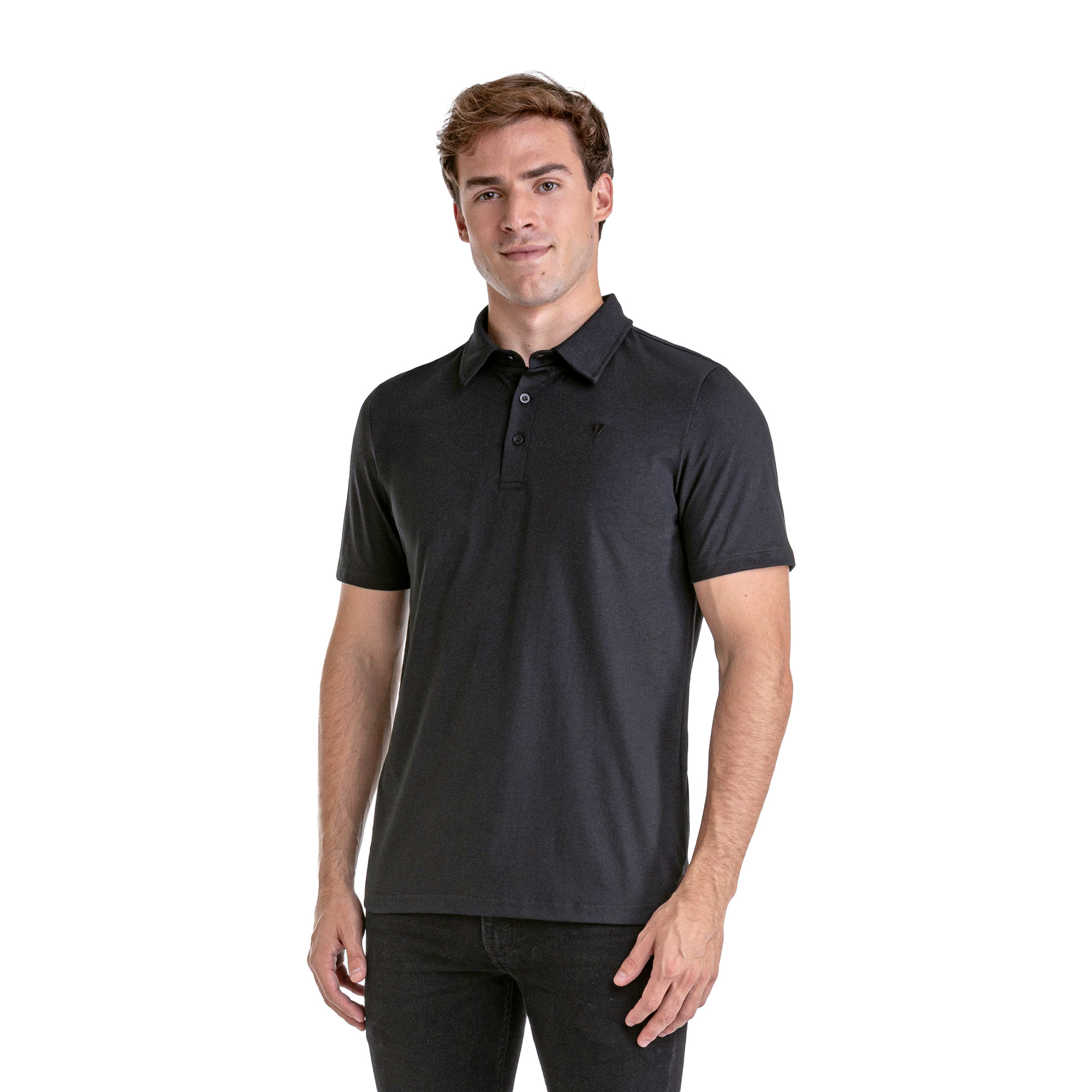 Polo Bordada Masculina Vulcabras