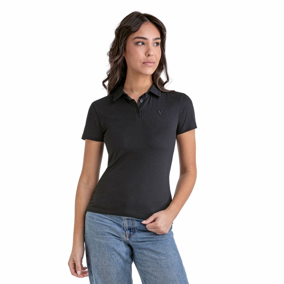 Polo Bordada Feminina Vulcabras