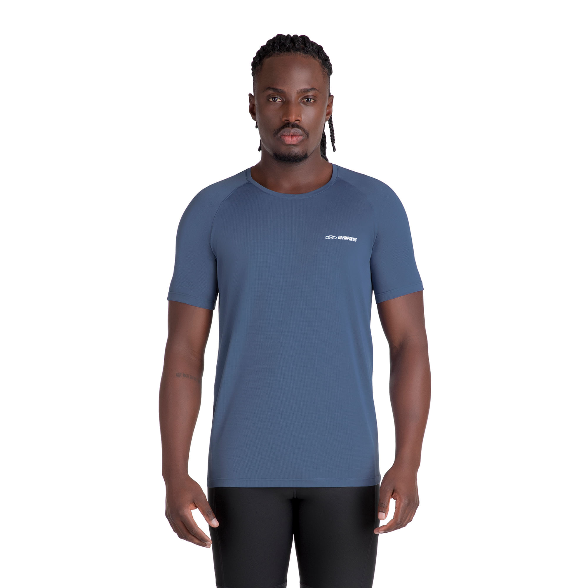 Camiseta Runner 2.0 Olympikus Masculina - M Azul