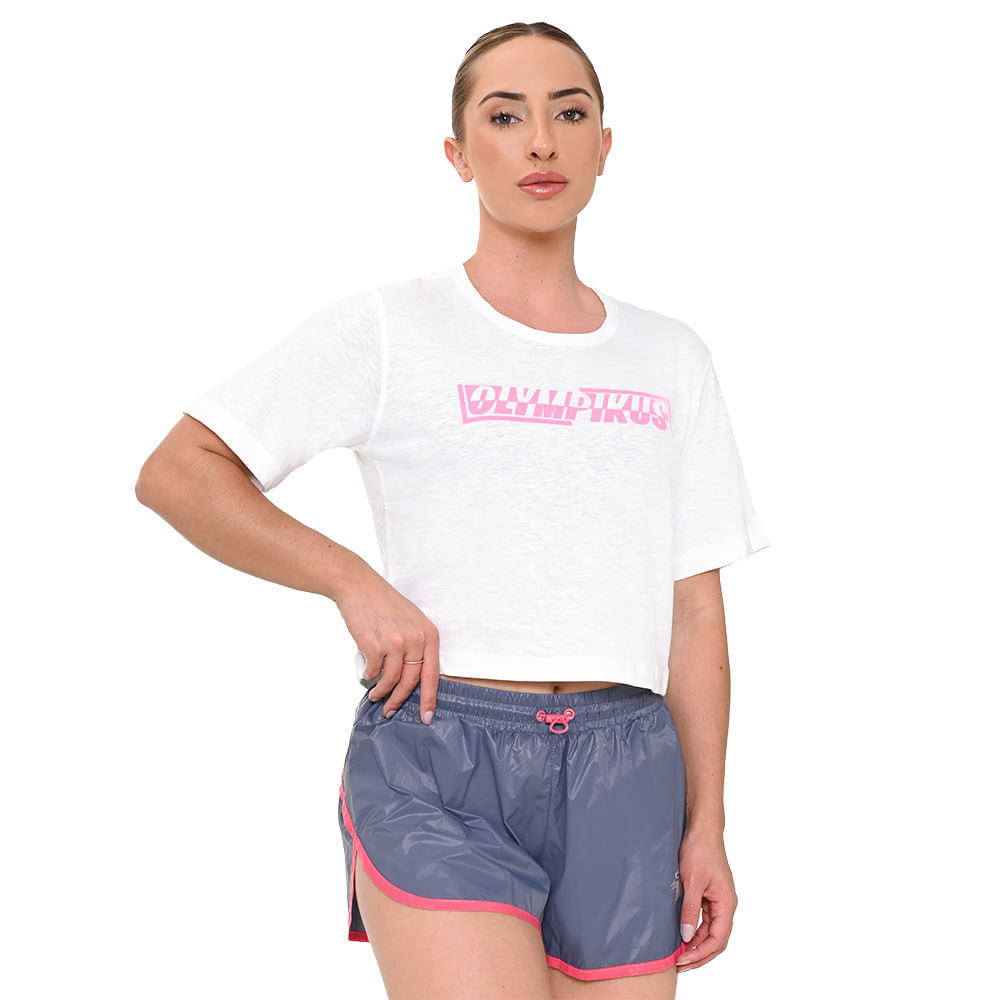Camiseta Box Graphic Olympikus Feminina
