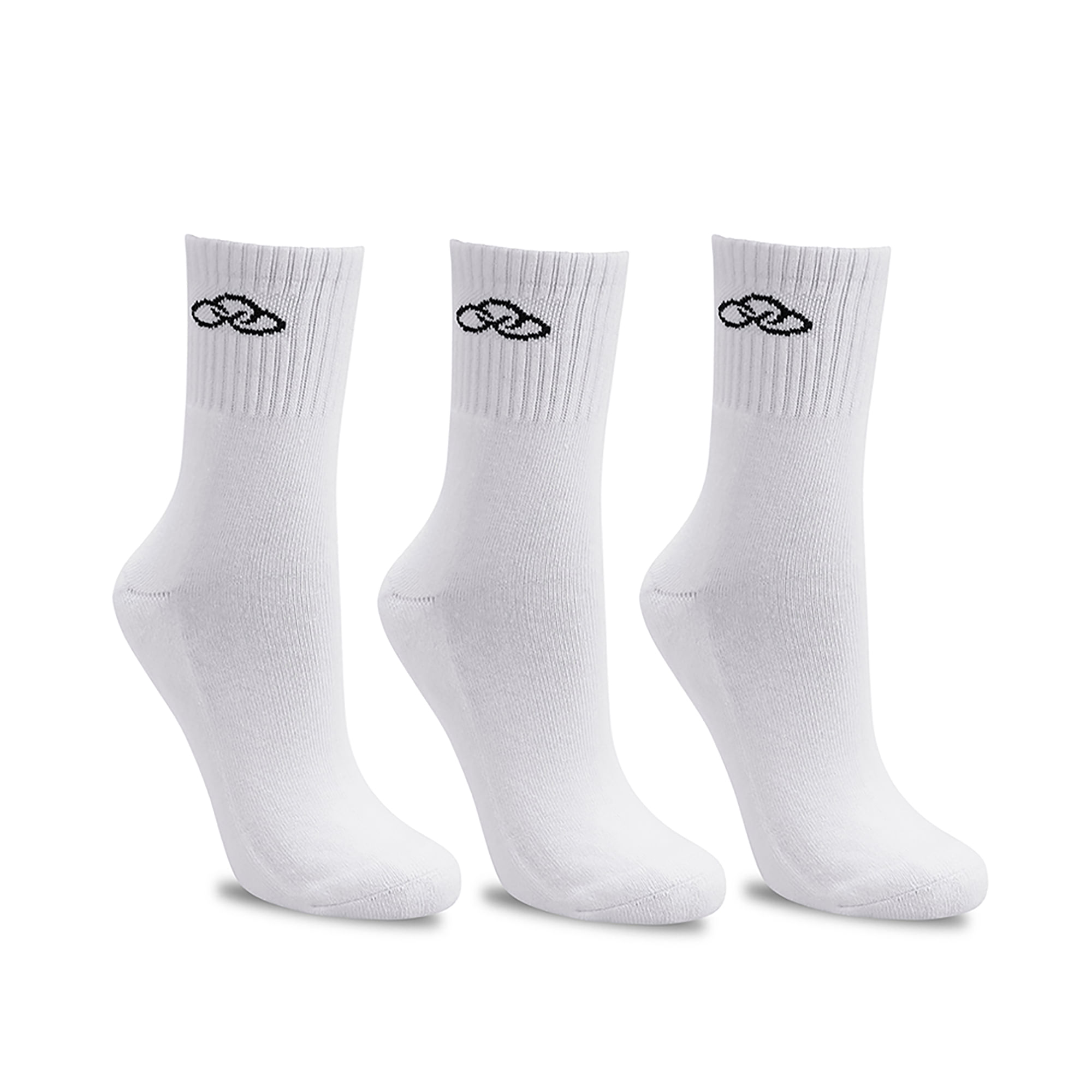 Meia Olympikus Cano Médio pacote c/ 3 pares Feminino