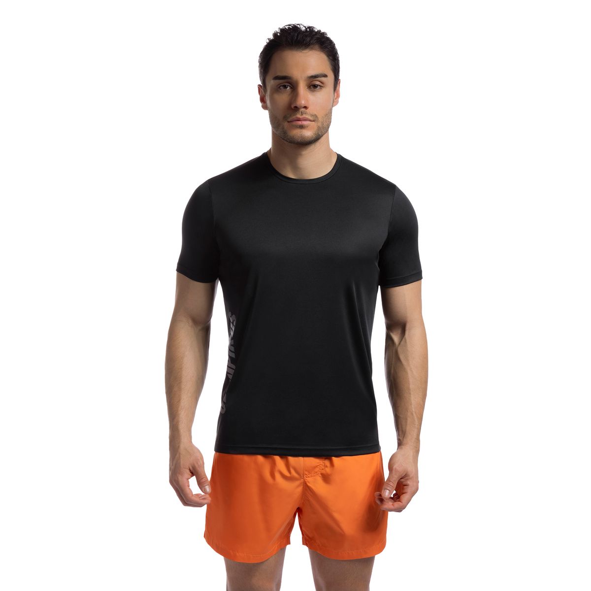 Camiseta Basic Logo Olympikus Masculina M Preto