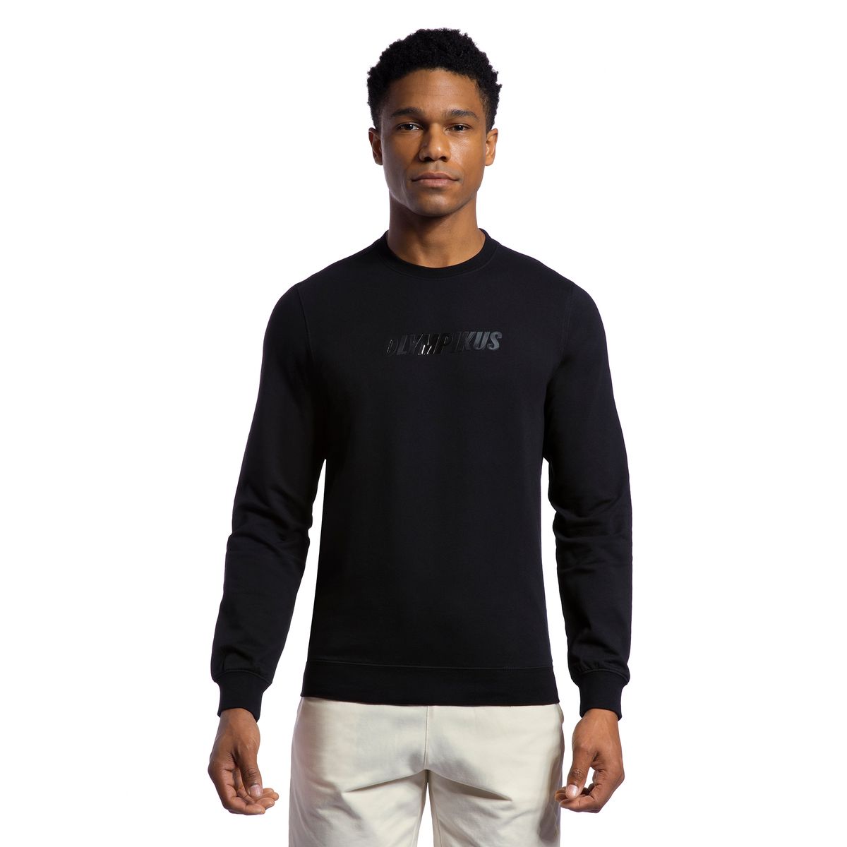 Moletom Comfy Big Logo Olympikus Masculino GG Preto