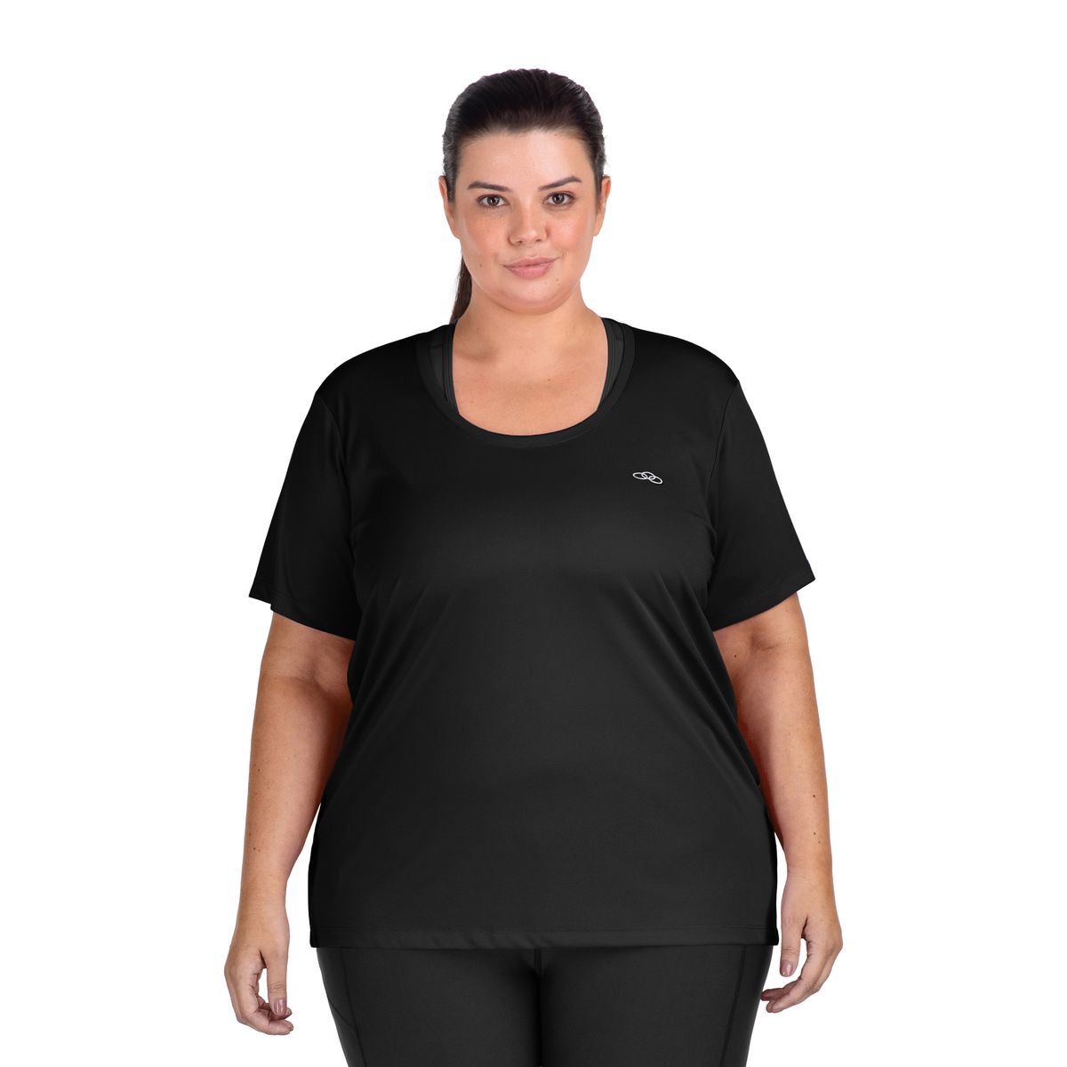 Camiseta Essential Manga Curta Olympikus G2 Preto