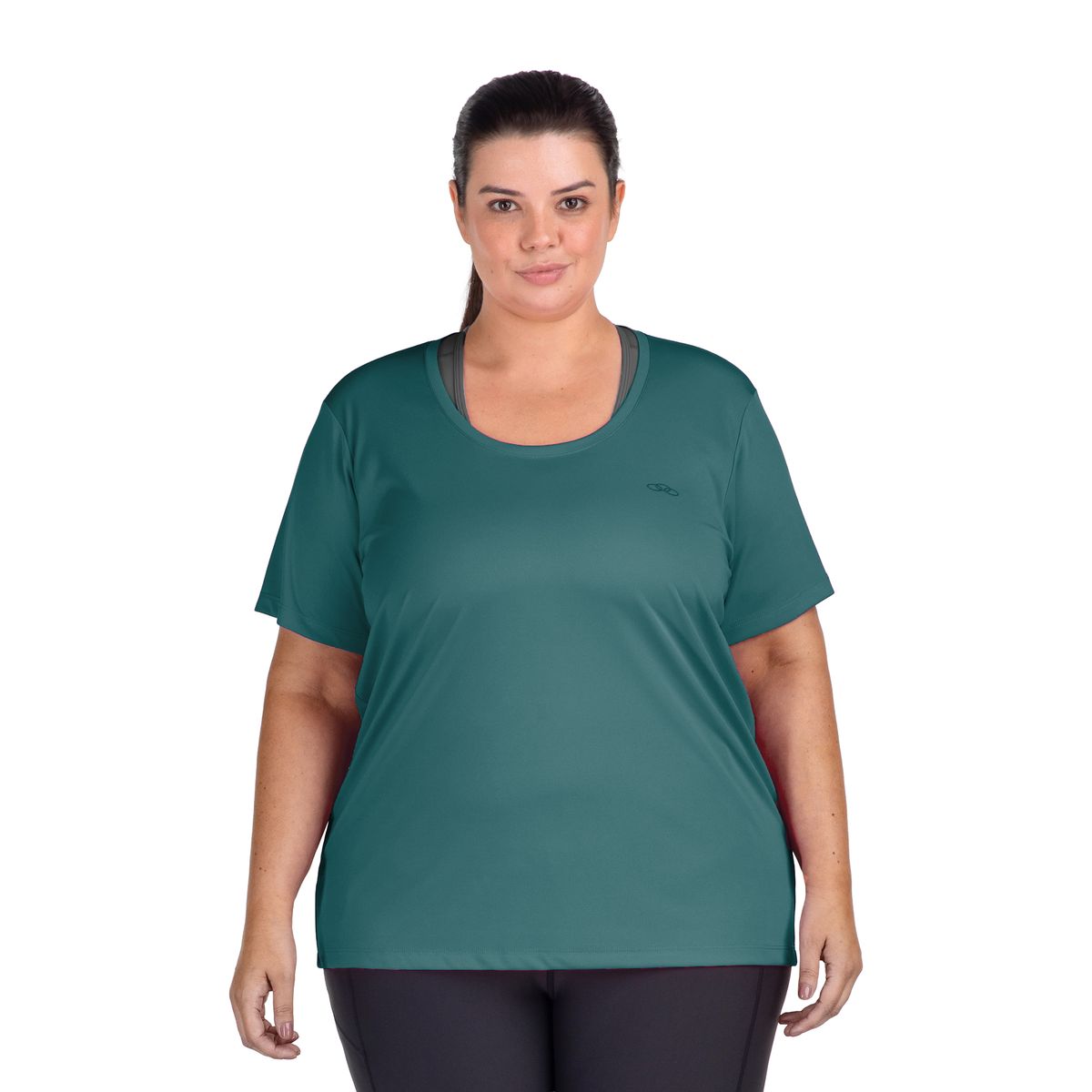 Camiseta Essential Manga Curta Olympikus G3 Verde
