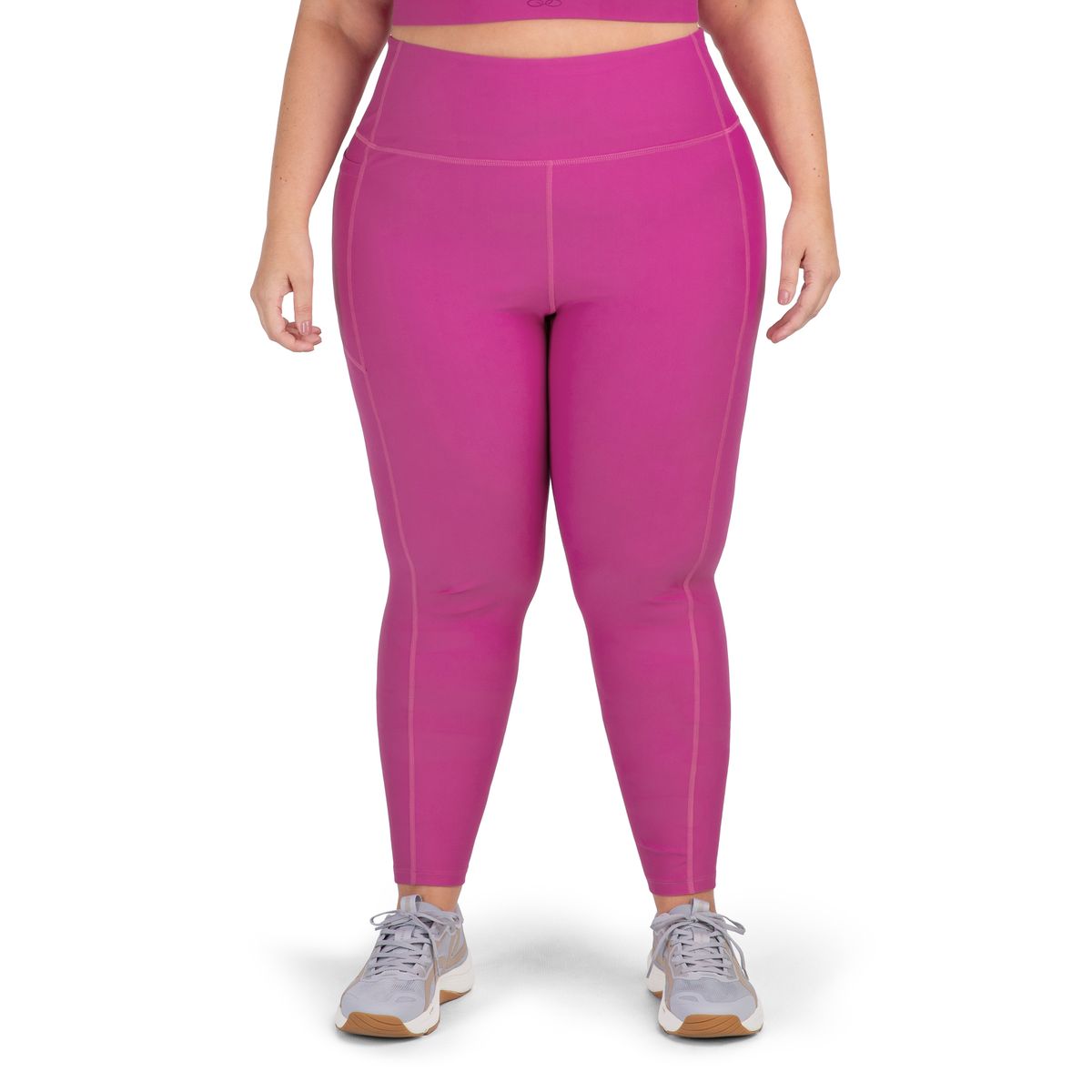 Calça Legging Essential 2.0 Olympikus Plus Size G2 Roxo